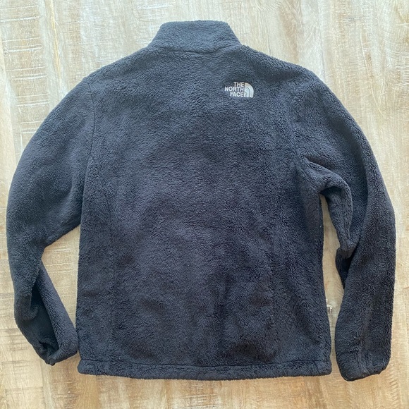 The North Face Womens Black Fuzzy Zip Jacket Size Small - Picture 9 of 9